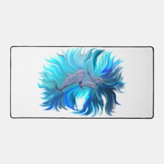 ドルフィンスクールで デスクマット (正面)