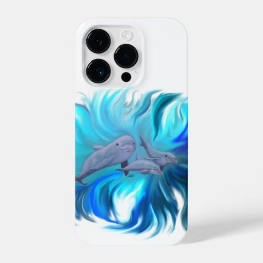 ドルフィンスクールで iPhoneケース (裏面)