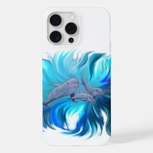 ドルフィンスクールで iPhoneケース (裏面)