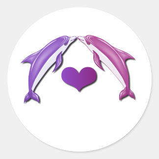 ドルフィンステッキスをするカー ラウンドシール