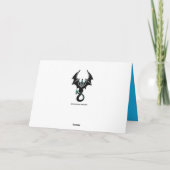 ドルフィンスノーグローブ誕生日 カード (裏面)