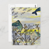 ドルフィンスプラッシュはがき ポストカード (正面/裏面)