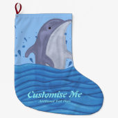 ドルフィンスプラッシュ ラージクリスマスストッキング (正面)