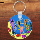 ドルフィンズキーチェーンと海のメルフェイ キーホルダー (正面)