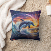 ドルフィンズサーフ銀河系装飾用クッション クッション (ブランケット)