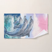 ドルフィンズタオルセット バスタオルセット (ハンドタオル)