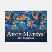 ドルフィンズ水中アホイマテイ ドアマット (正面)