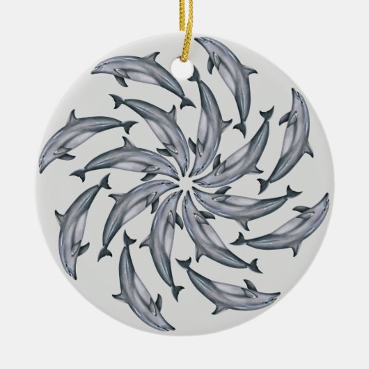 ドルフィンセラミックオーナメント セラミックオーナメント (正面)