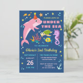 ドルフィンタートルシーホースザシー誕生日 招待状 (スタンド正面)