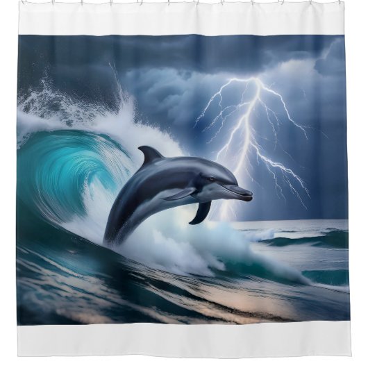 ドルフィンダイブ シャワーカーテン (正面)