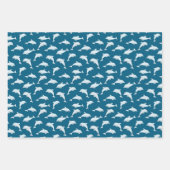 ドルフィンデザインラッピング紙 ラッピングペーパーシート (正面)