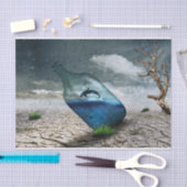 ドルフィンデザートデコページティッシュペーパー 薄葉紙 (クラフト)