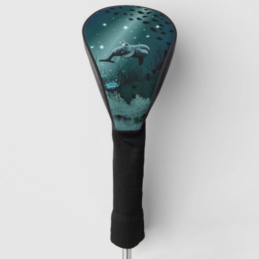 ドルフィンドリーム ゴルフヘッドカバー (正面)