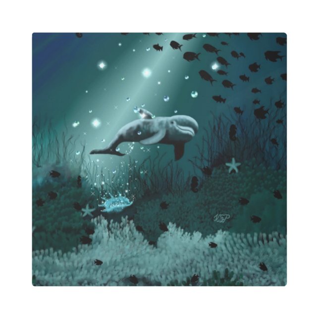 ドルフィンドリーム メタルプリント (正面)