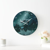 ドルフィンドリーム ラージ壁時計 (ホーム)