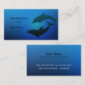 ドルフィンドルフィンズビジネスカード 名刺 (正面/裏面)