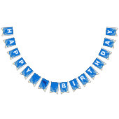 ドルフィンハッピーバースデープールパーティーバンティングフラグ バンティングフラッグ (全)