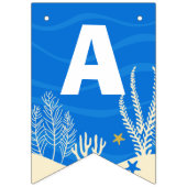 ドルフィンハッピーバースデープールパーティーバンティングフラグ バンティングフラッグ (第2の旗)