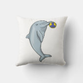 ドルフィンハンドボール選手ハンドボール クッション (裏面)