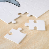 ドルフィンハンドボール選手ハンドボール ジグソーパズル (側面)