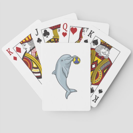 ドルフィンハンドボール選手ハンドボール トランプ (裏面)