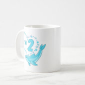ドルフィンハート2nd誕生日 コーヒーマグカップ (正面左)
