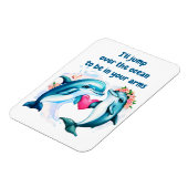 ドルフィンバレンタインのカード マグネット (左側)