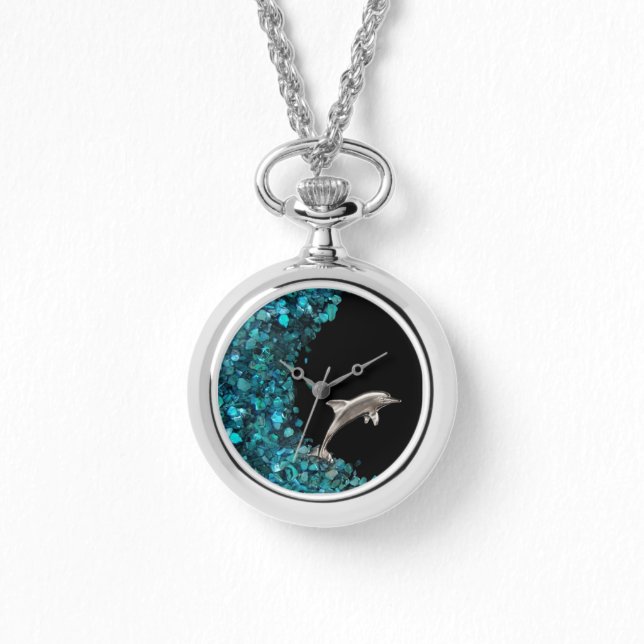 ドルフィンパウアシェルウェーブウォッチ 腕時計 (正面)