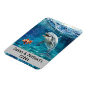 ドルフィンパーソナライズされた海海 マグネット (左側)