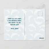 ドルフィンパーティーキッズポストカードからありがとう ポストカード (裏面)