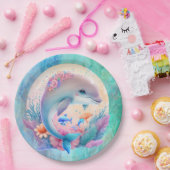 ドルフィンパーティープレート ペーパープレート (パーティー)