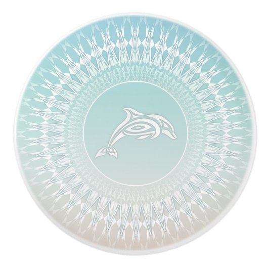 ドルフィンビーチスタイルマンダラ セラミックノブ (正面)