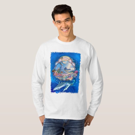 ドルフィンビーチパラダイス 長袖シャツ Tシャツ (正面フル)