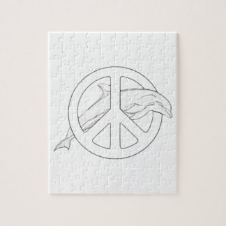 ドルフィンピースサインアダルトカラーリングパズル ジグソーパズル