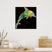 ドルフィンピースサンデープリント ポスター (キッチン)