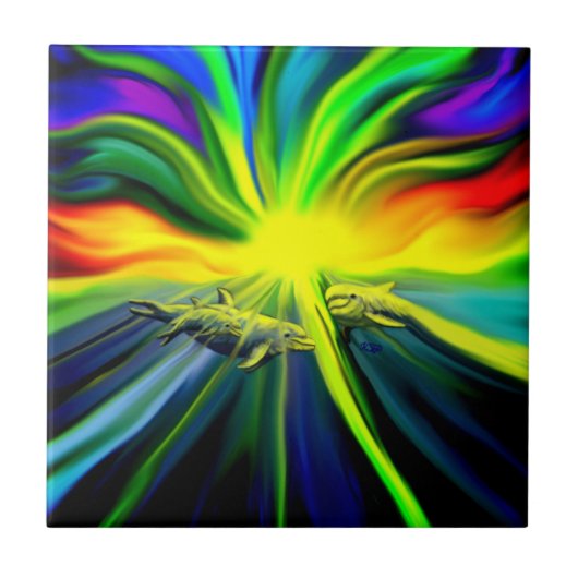 ドルフィンファミリーインザサンシャイン タイル (正面)