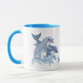 ドルフィンファミリー マグカップ (左)
