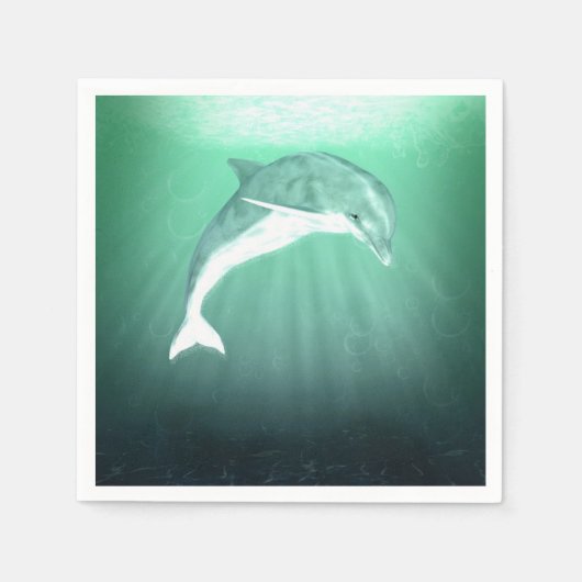ドルフィンファンタジー スタンダードカクテルナプキン (正面)