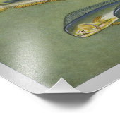 ドルフィンフィッシュヴィンテージフィッシュプリント フォトプリント            (角)