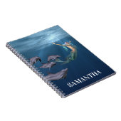 ドルフィンフレンズ付き人魚海 ノートブック (右側)