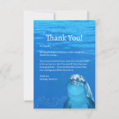 ドルフィンブルー海フラットサンキューカード サンキューカード (正面)