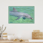 ドルフィンプリントプレミアムグロス ポスター (キッチン)