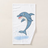 ドルフィンプリント バスタオルセット (ハンドタオル)