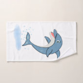 ドルフィンプリント バスタオルセット (ハンドタオル)