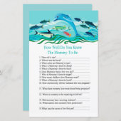 ドルフィンベイビーシャワーゲームをどれだけ知っているか (正面/裏面)