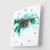 ドルフィンベビー スクエア壁時計 (傾斜)