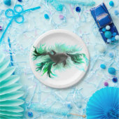 ドルフィンベビー ペーパープレート (パーティー)