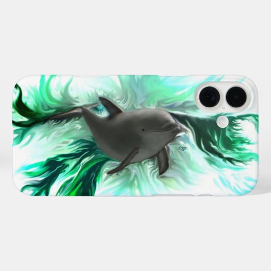 ドルフィンベビー Case-Mate iPhoneケース (裏面 (横))