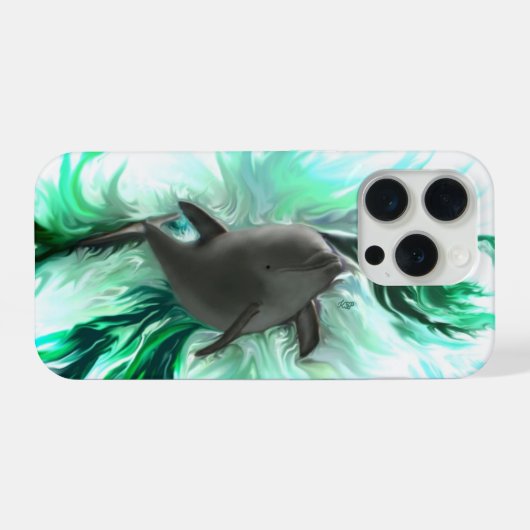 ドルフィンベビー iPhoneケース (裏面横)