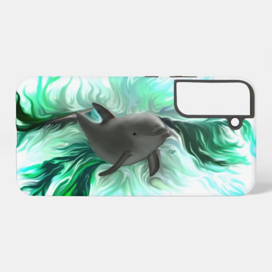 ドルフィンベビー SAMSUNG GALAXYケース (裏面横)